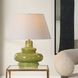 Penny 25.5 inch 150 watt Moss Green Glaze and Brass Table Lamp Portable Light