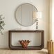 Flores 58 inch Dark Walnut Oak Veneer Console Table