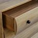 Millard Natural Wood and Bronze 4 Drawer Chest