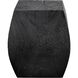 Grove 17 inch Rustic Black Accent Stool