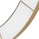 Ivory Halo 35.38 X 35.38 inch Wall Clock
