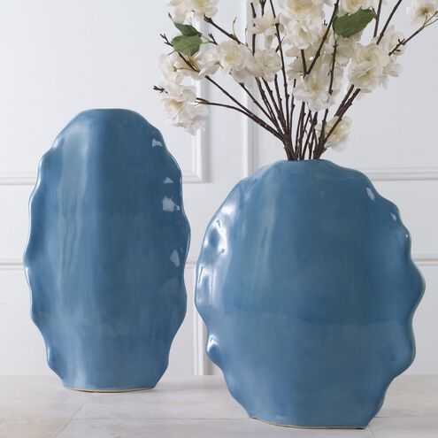 Ruffled Feathers 20 X 12 inch Vases, Set of 2