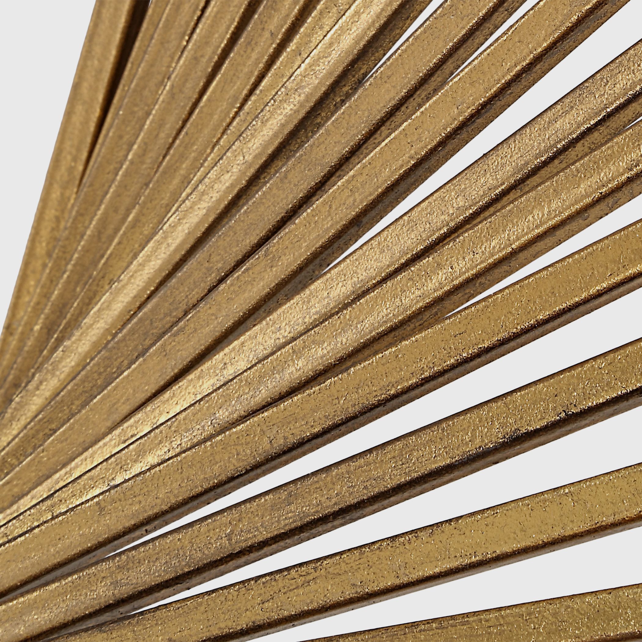 Coreograph Antique Gold Leaf Wall Decor, Set of 3