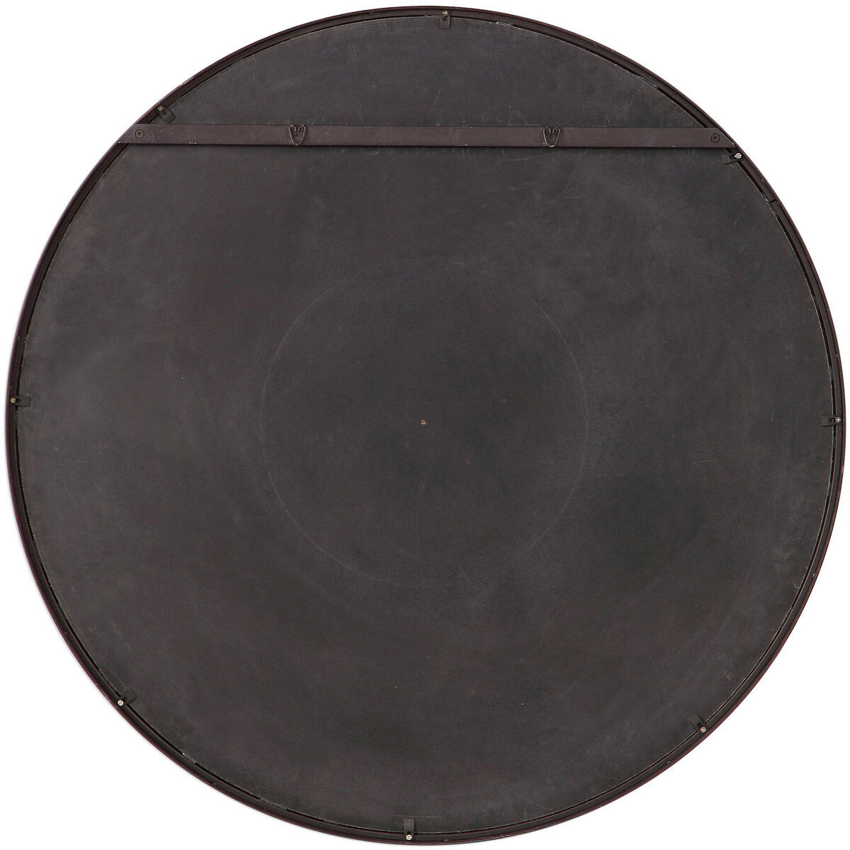 Benedo 42 X 42 inch Rustic Black Wall Mirror