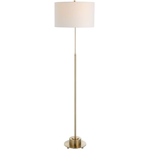 Prominence 70 inch 150.00 watt Brushed Antique Brass Floor Lamp Portable Light