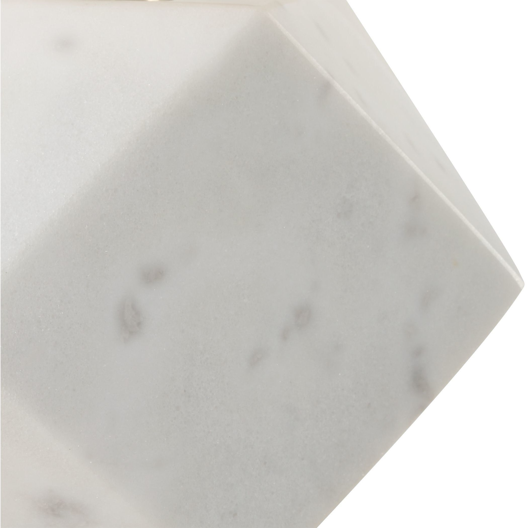 A Cut Above 15 inch 60.00 watt White Marble and Antique Brass Table Lamp Portable Light