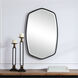 Duronia 36 X 22 inch Satin Black Wall Mirror