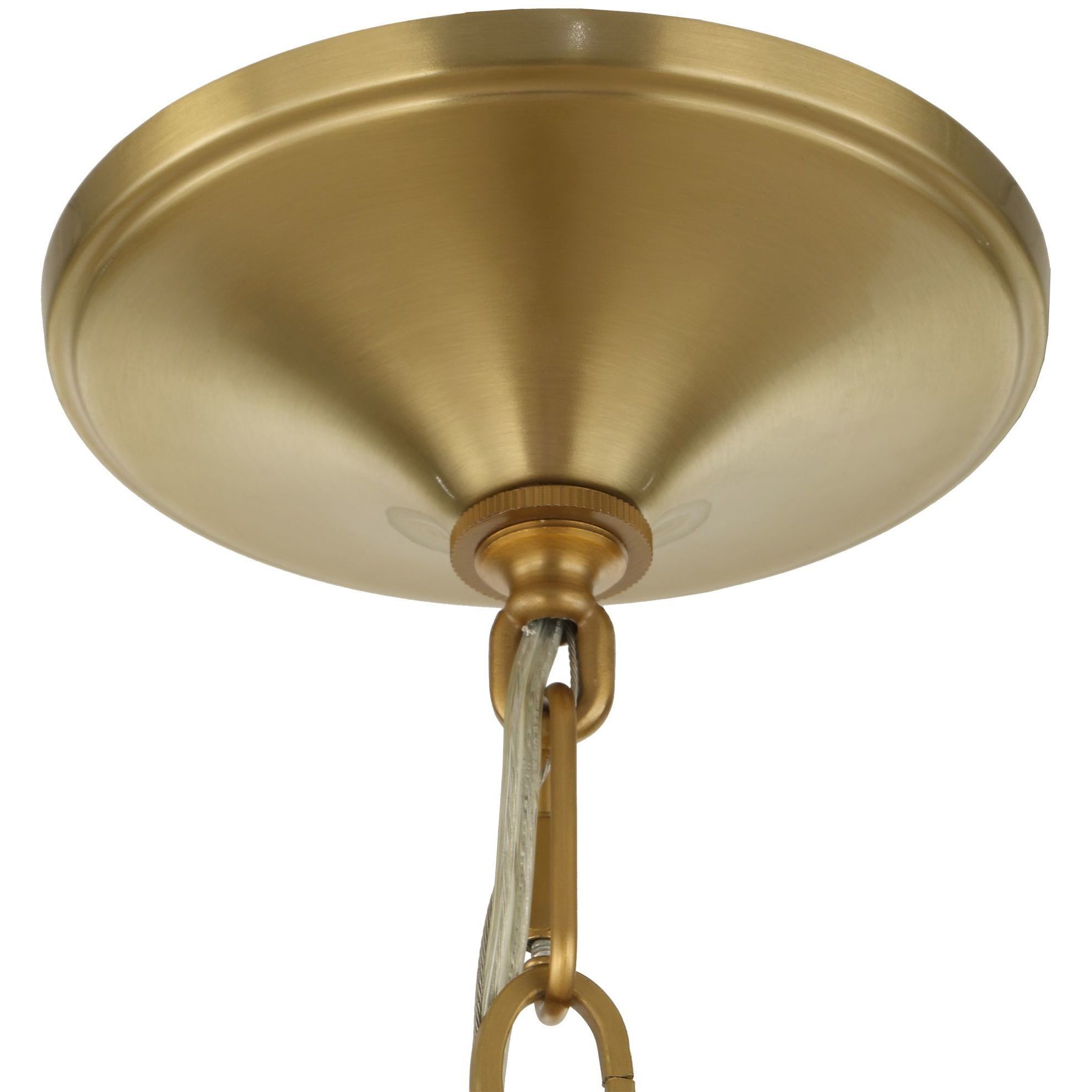 Barcelona 6 Light 40.25 inch Natural Brass Chandelier Ceiling Light