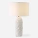 Vieste 27.5 inch 150.00 watt White Sandstone and Brushed Antique Brass Table Lamp Portable Light