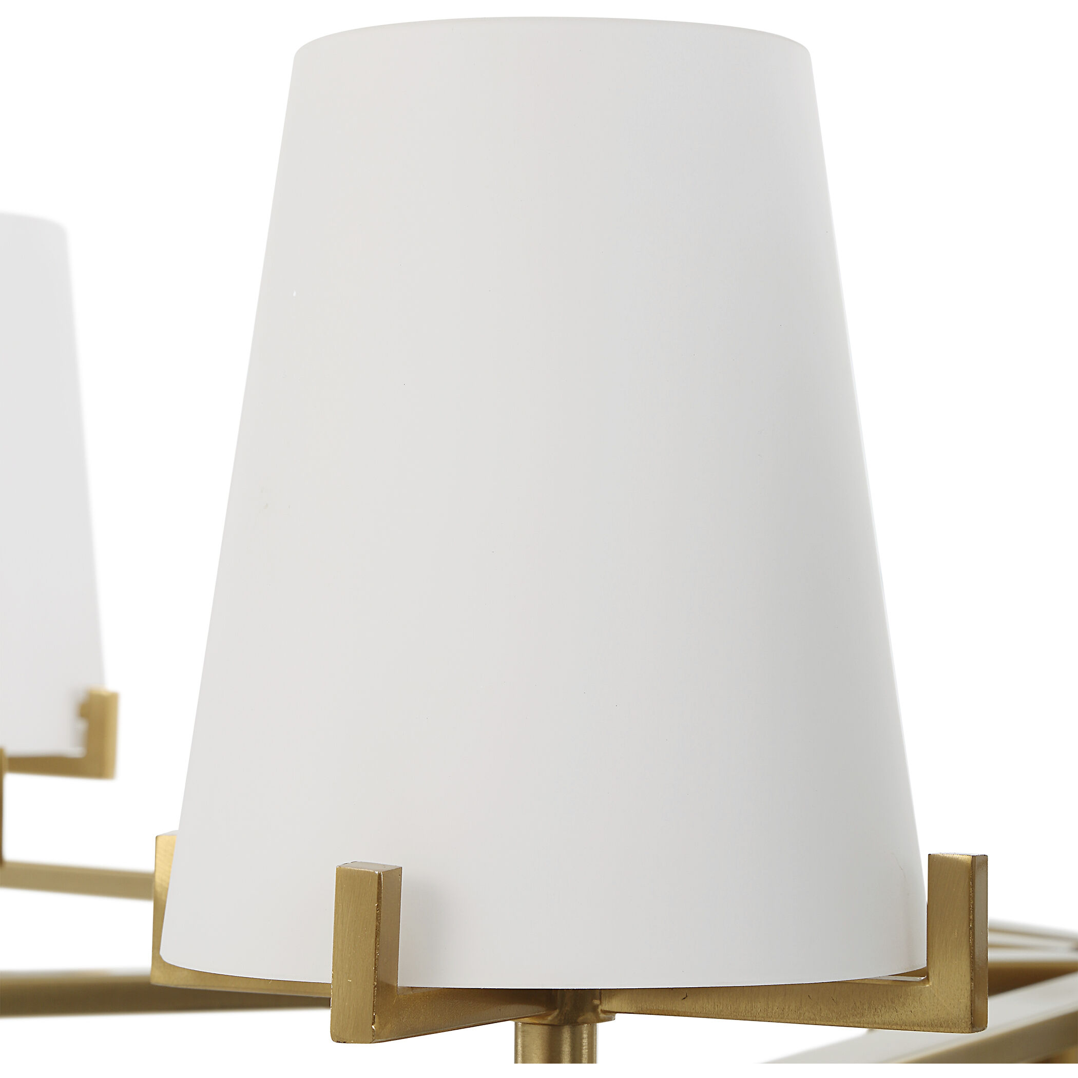 Lassen 8 Light 36 inch Warm Brass Chandelier Ceiling Light