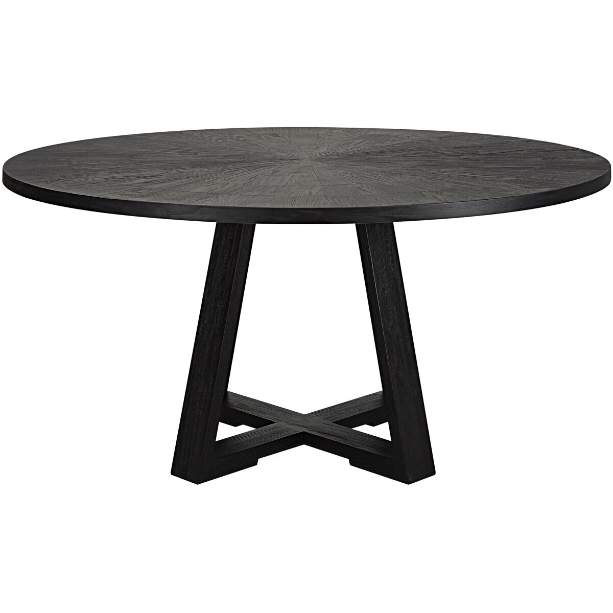 Gidran 60 X 30 inch Charcoal Black Dining Table