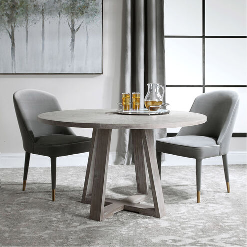 Gidran 52 X 30 inch Gray Dining Table