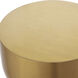 Golden Vessel 22 X 10 inch Plated Gold Accent Table