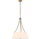 Andalucia 4 Light 24 inch Matte Brushed Gold Pendant Ceiling Light