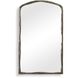Hammered Arch 40 X 24 inch Plated Antique Nickel Mirror