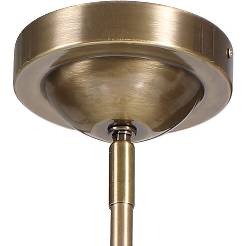 Mimas 1 Light 13 inch Antique Brass Pendant Ceiling Light