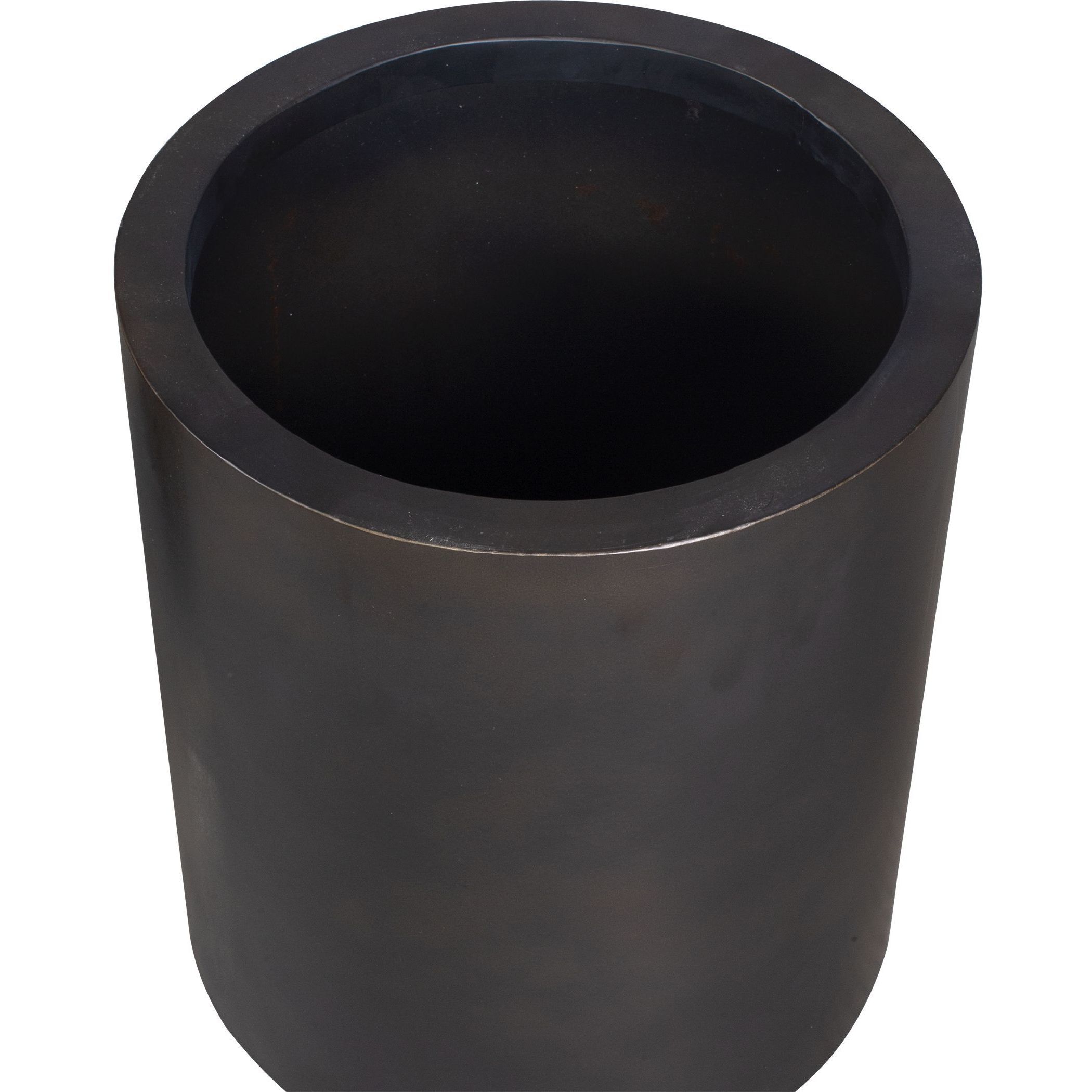 Volcan Matte Bronze Outdoor Planters, Set of 2