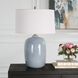 Jubilee 26.75 inch 150.00 watt Sky Blue Glaze with Cobalt Mottled Details Table Lamp Portable Light