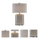 Modica 25.5 inch 100 watt Taupe Ceramic Table Lamp Portable Light