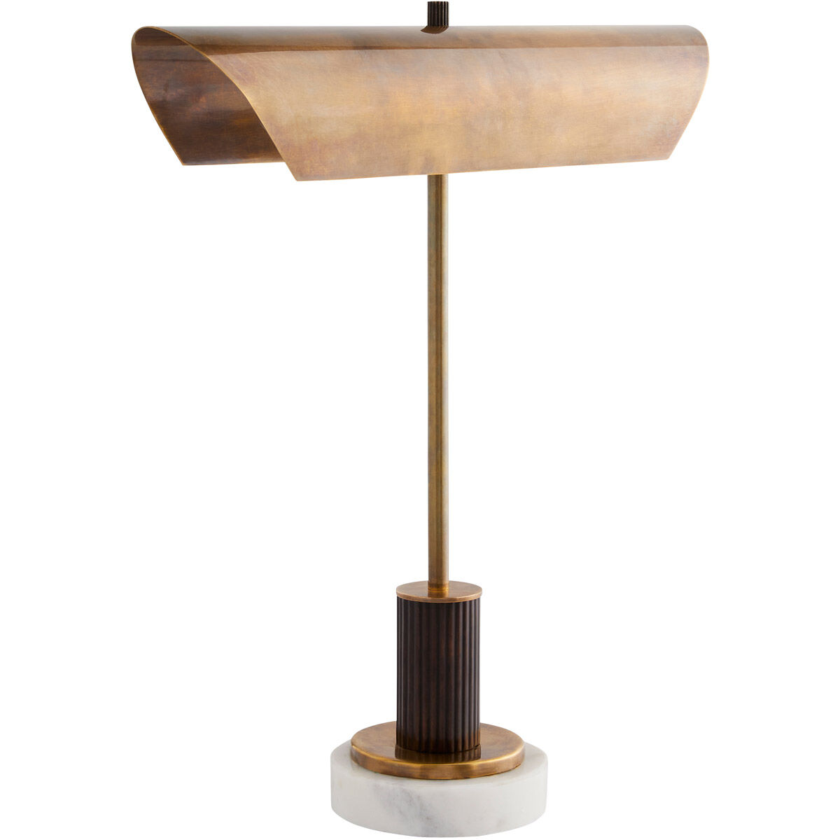 Lansing 19 inch 60 watt Vintage Brass Lamp Portable Light