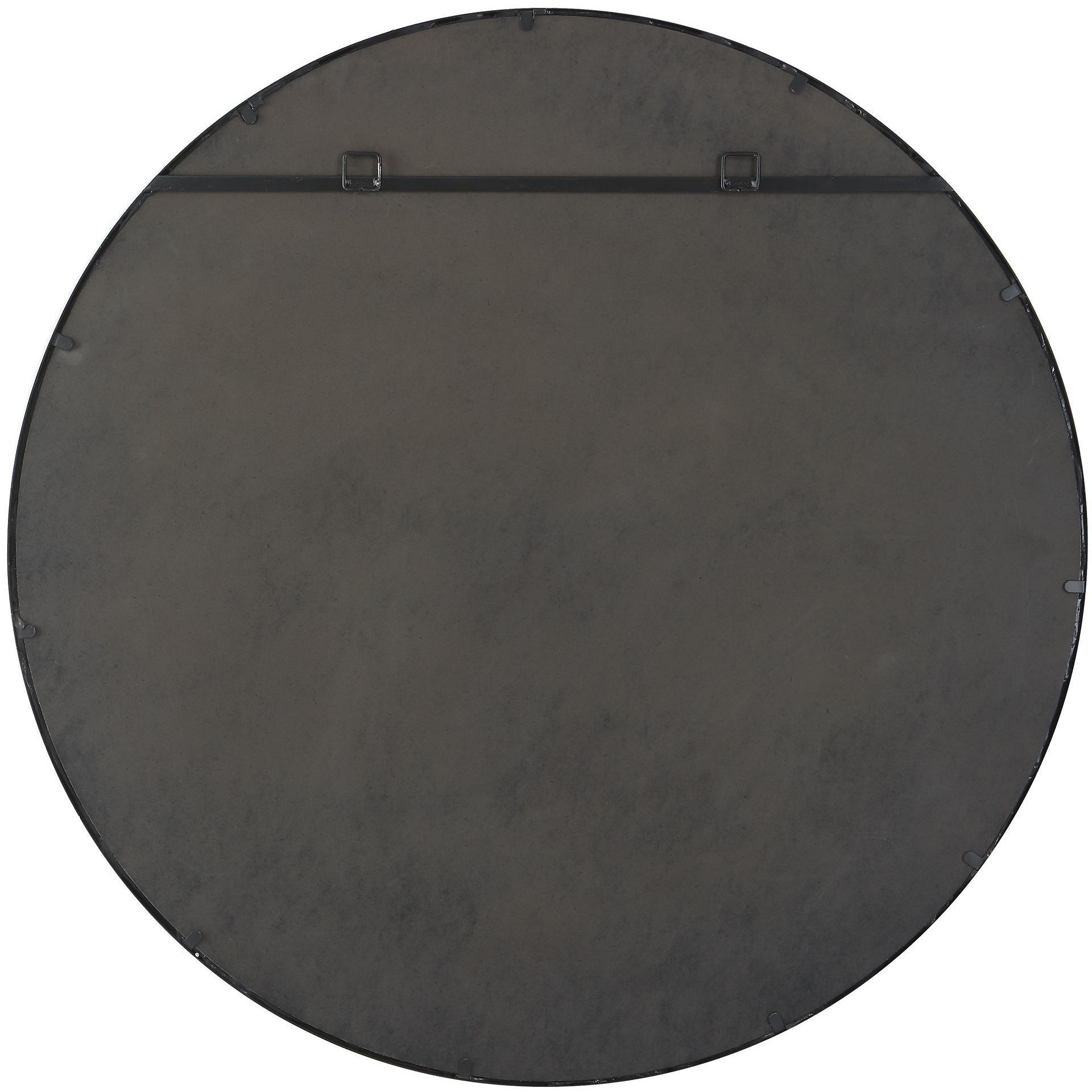 Ranchero 42.5 X 42.5 inch Black with White Braided Rope Mirror