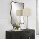 Pavia 36.25 X 27.5 inch Antiqued Gold Vanity Mirror