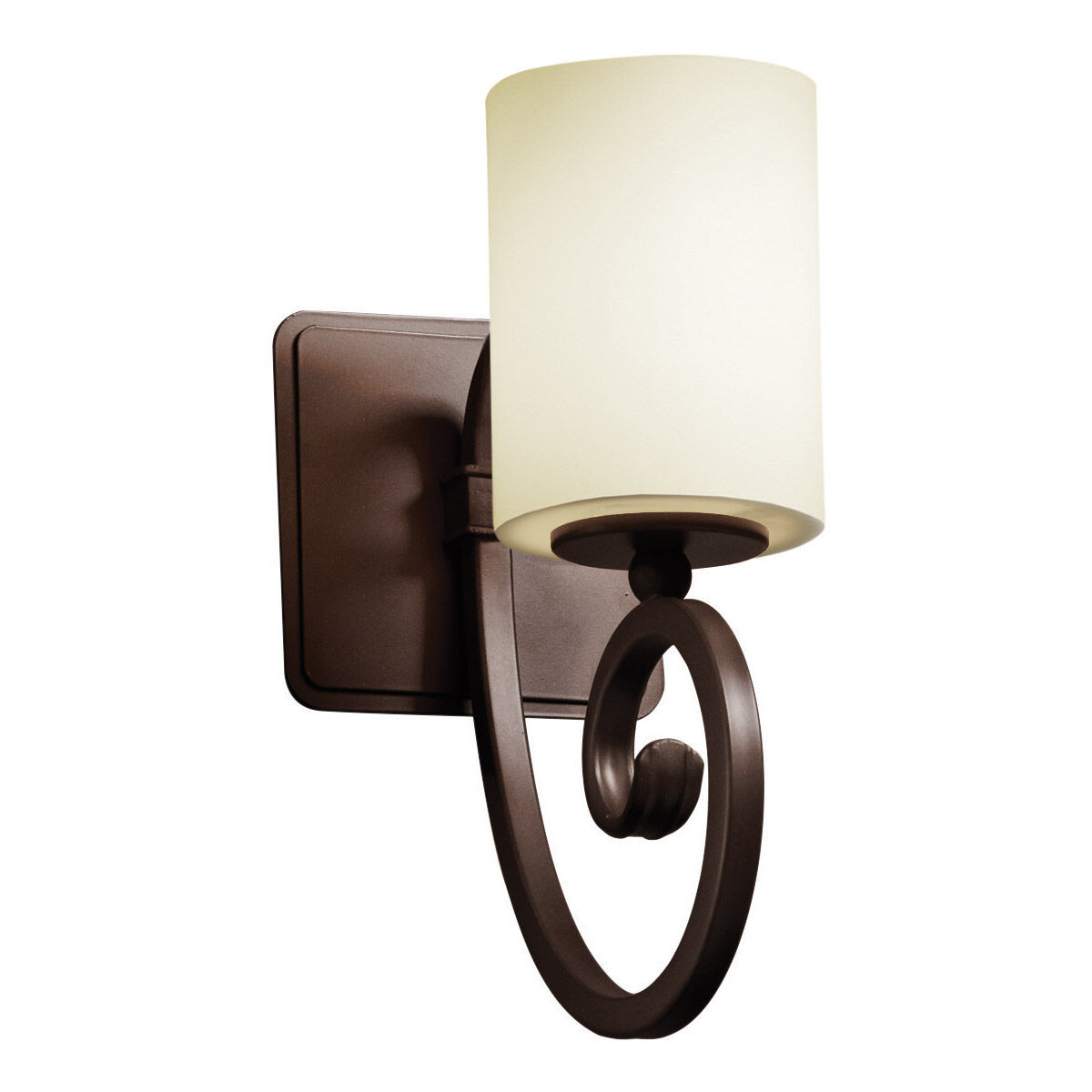 Fusion LED 5 inch Dark Bronze Wall Sconce Wall Light