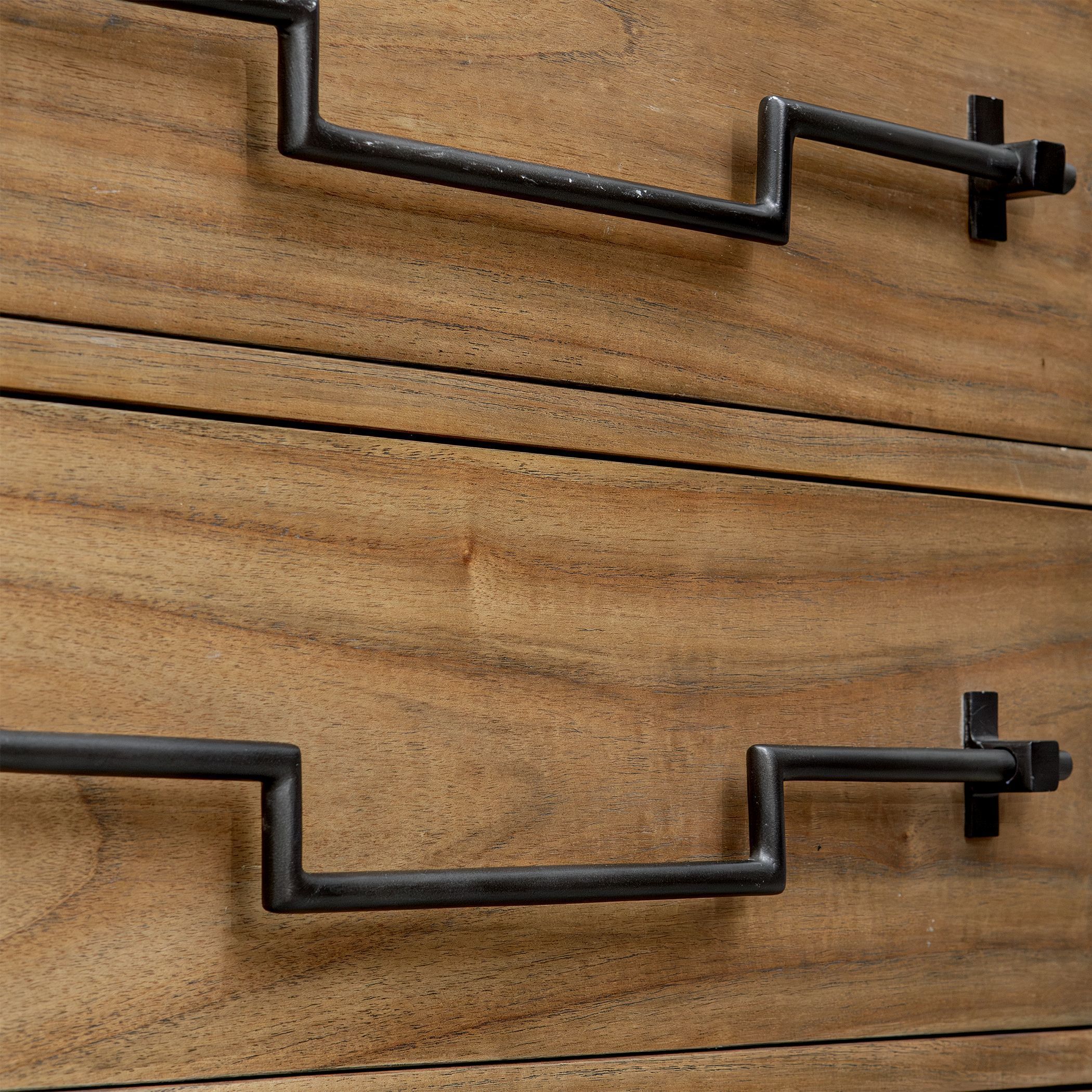 Jory Natural Mango Wood and Iron Accent Chest