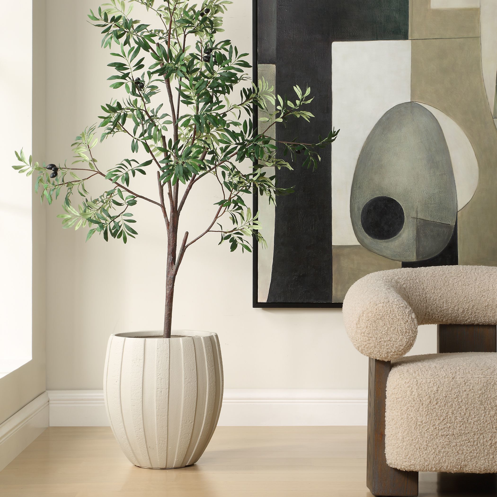 Ridgehaven Natural Outdoor Planter