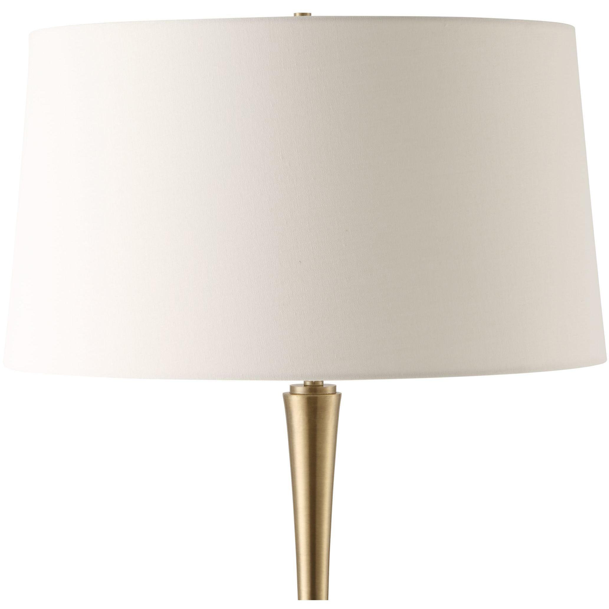 Shino 66 inch 150.00 watt Antique Brass and Black Travertine Floor Lamp Portable Light