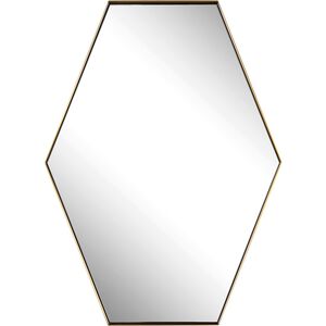 Ankara 34 X 25 inch Plated Brushed Brass Mirror