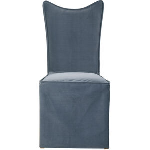 Delroy Light Smoke Gray Armless Chairs, Set Of 2