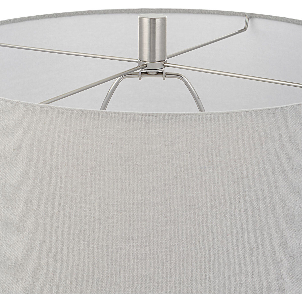 Nettle 27 inch 150.00 watt Mushroom Gray Glaze Table Lamp Portable Light