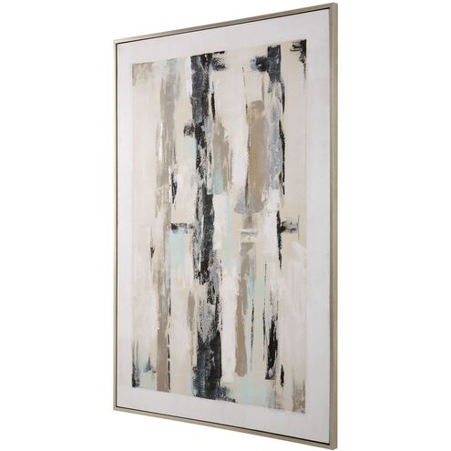 Placidity 74 X 50 inch Hand Painted Abstract Art