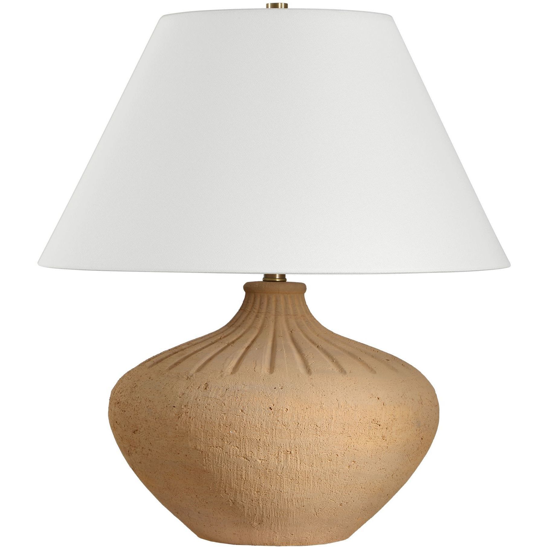 Eldon 23.5 inch 150 watt Earthy Tone and Brass Table Lamp Portable Light