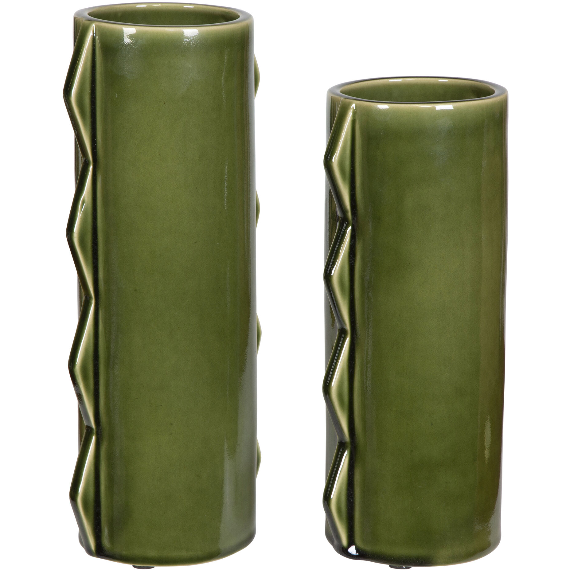 Meander 14 X 5.75 inch Vases, Set of 2