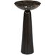 Hastings 22 X 11 inch Dark Bronze and Brown Marble Accent Table