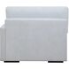 Refuge Light Cloud Blue Polyester Sofa, Right Arm Facing