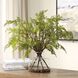 Woodland Fern Green and Clear Centerpiece