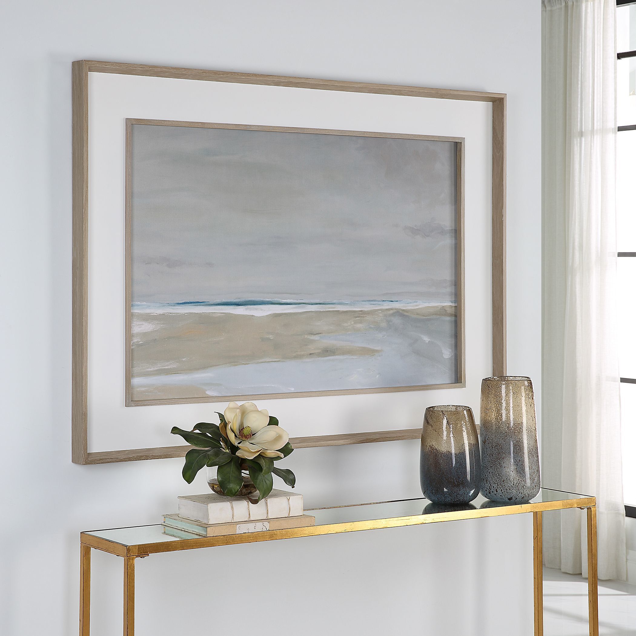 Oregon Coast 56.38 X 41.38 inch Framed Print