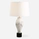 Magdaline 29.5 inch 150.00 watt Distressed Porcelain with Black Marble and Plated Brass Table Lamp Portable Light