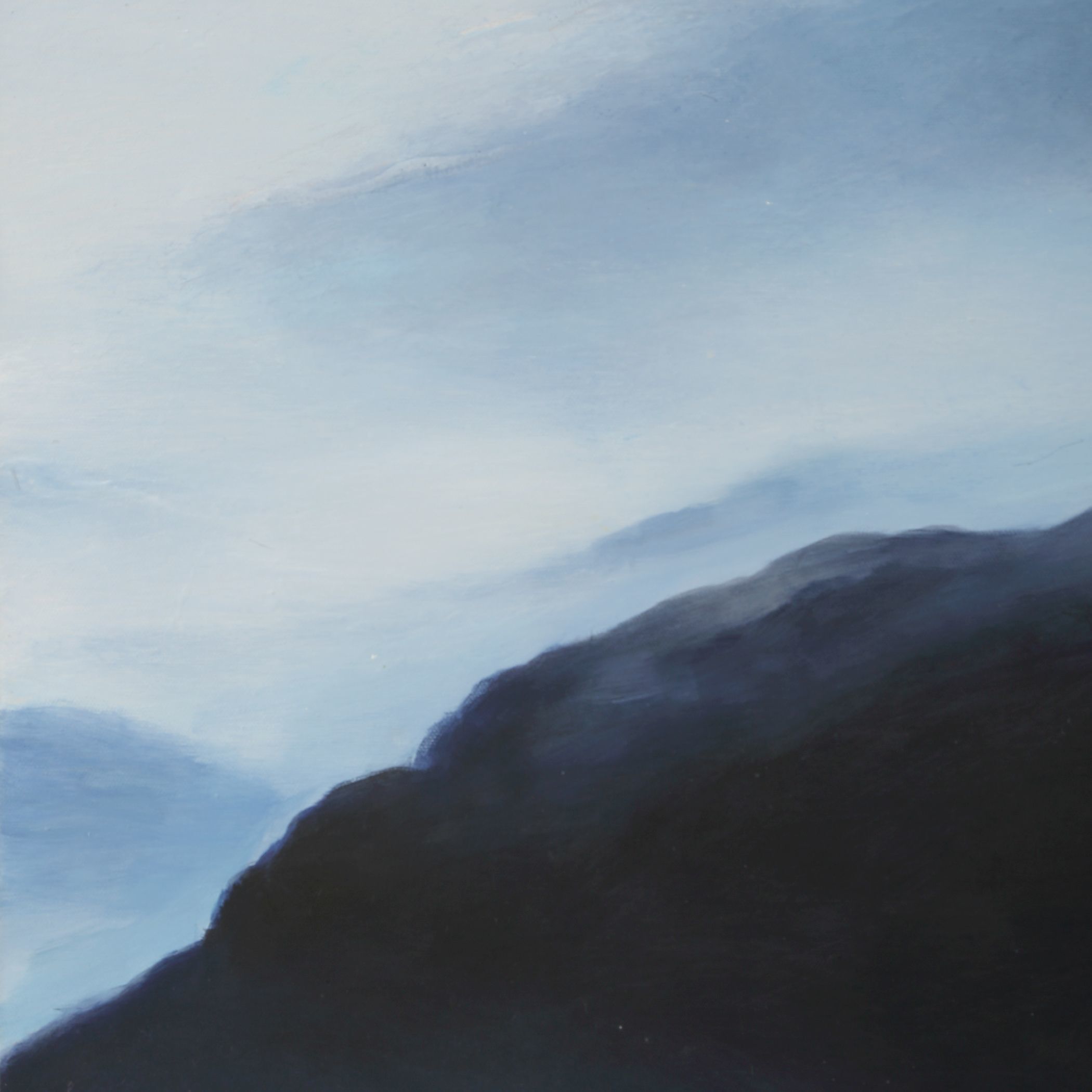 Cold Shoulder Multicolor Hand Painted Landscape Art