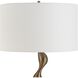 Remolino 65 inch 150.00 watt Warm Bronze and Black Marble Floor Lamp Portable Light