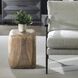Loophole 18 inch Naturally Suar Wood with Natural Wash Accent Stool