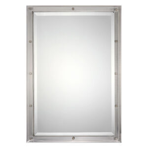 Manning 32 X 23 inch Brushed Nickel Wall Mirror