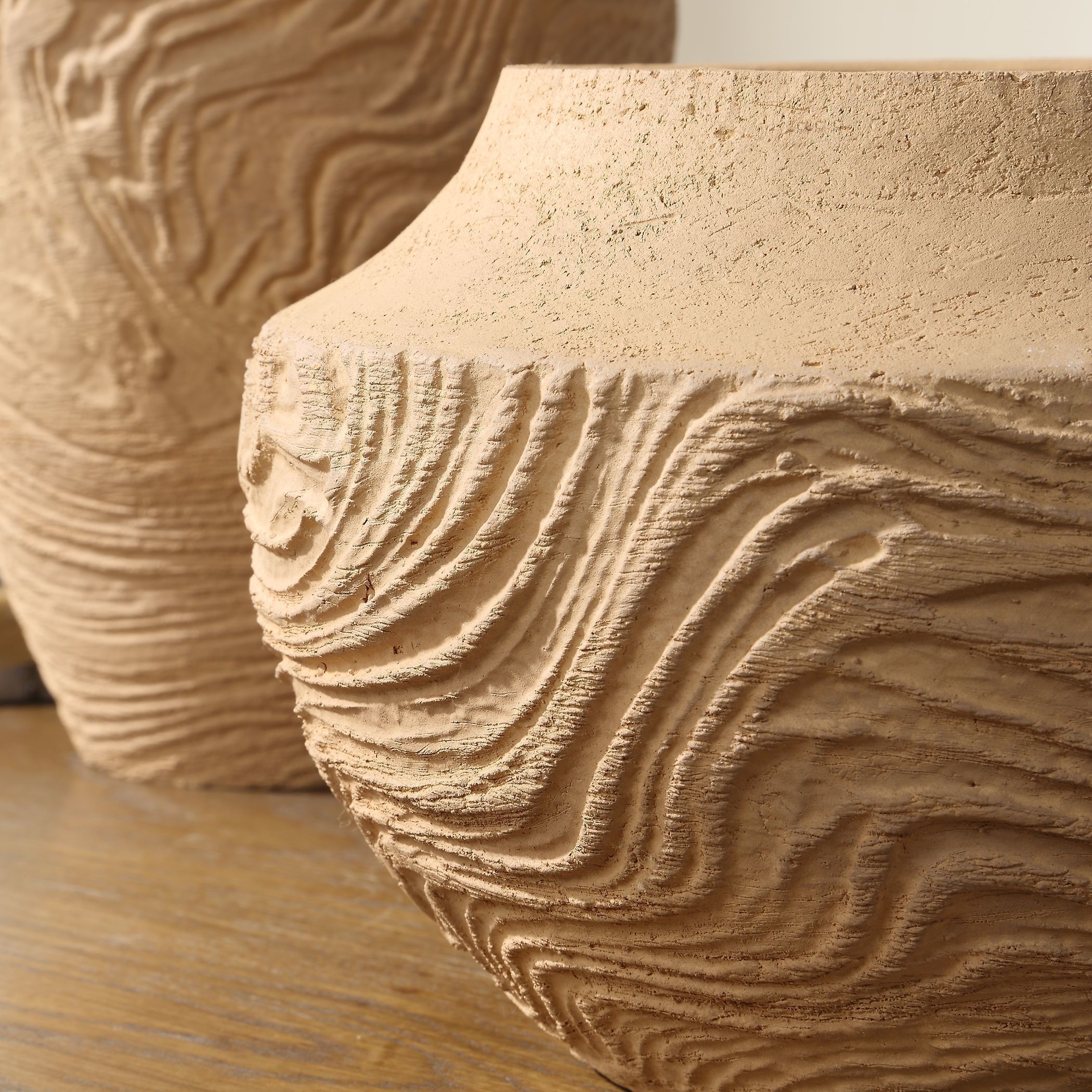 Sandstone Flow 12 X 7 inch Vase