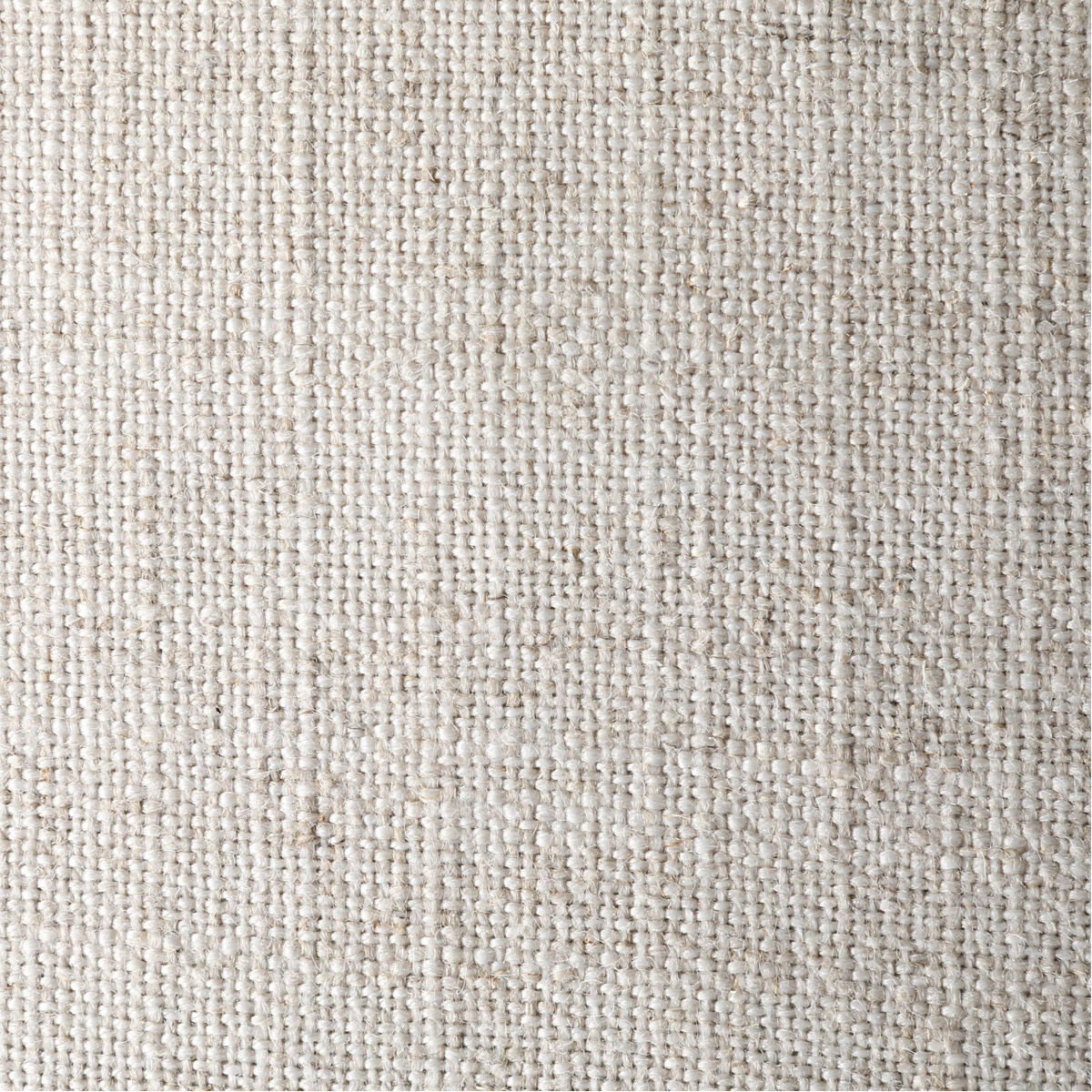 Tilda 19 inch Oatmeal and Creamy White with Polished Nickel Ottomans, Set of 2