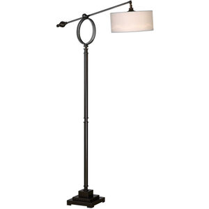 Levisa 70 inch 100 watt Brushed Bronze Floor Lamp Portable Light