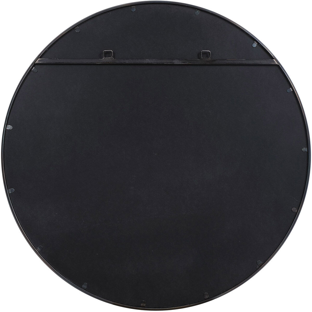 Belham 34.88 X 34.88 inch Aged Black Wall Mirror