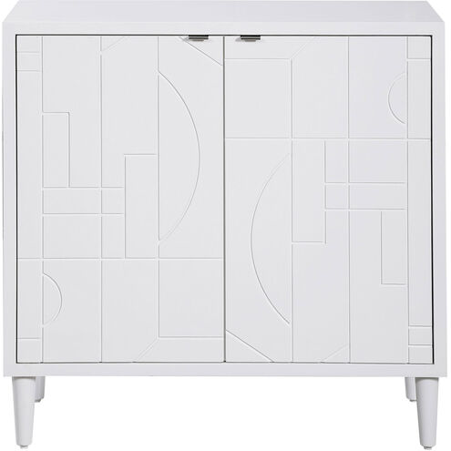 Stockholm Gloss White 2 Door Cabinet